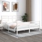 vidaXL Massivholzbett Weiß 180x200 cm vidaXL Massivholzbett Weiß 180x200 cm