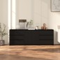 vidaXL 3-tlg. Sideboard Schwarz Holzwerkstoff vidaXL 3-tlg. Sideboard Schwarz Holzwerkstoff