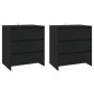 vidaXL 3-tlg. Sideboard Schwarz Holzwerkstoff vidaXL 3-tlg. Sideboard Schwarz Holzwerkstoff