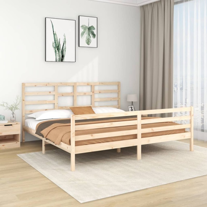 vidaXL Massivholzbett 200x200 cm vidaXL Massivholzbett 200x200 cm