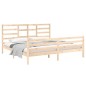 vidaXL Massivholzbett 200x200 cm vidaXL Massivholzbett 200x200 cm