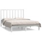 vidaXL Massivholzbett Weiß Kiefer 135x190 cm vidaXL Massivholzbett Weiß Kiefer 135x190 cm
