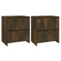 vidaXL Sideboards 2 Stk. Räuchereiche 70x41x75 cm Holzwerkstoff vidaXL Sideboards 2 Stk. Räuchereiche 70x41x75 cm Holzwerkstoff
