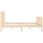 vidaXL Massivholzbett 150x200 cm vidaXL Massivholzbett 150x200 cm