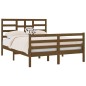 vidaXL Massivholzbett Honigbraun 120x190 cm vidaXL Massivholzbett Honigbraun 120x190 cm
