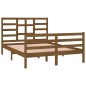 vidaXL Massivholzbett Honigbraun 120x190 cm vidaXL Massivholzbett Honigbraun 120x190 cm