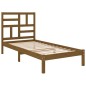 vidaXL Massivholzbett Honigbraun 90x200 cm vidaXL Massivholzbett Honigbraun 90x200 cm