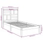 vidaXL Massivholzbett Weiß 100x200 cm vidaXL Massivholzbett Weiß 100x200 cm