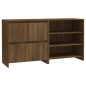 vidaXL 2-tlg. Sideboard Braun Eichen-Optik Holzwerkstoff vidaXL 2-tlg. Sideboard Braun Eichen-Optik Holzwerkstoff