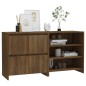 vidaXL 2-tlg. Sideboard Braun Eichen-Optik Holzwerkstoff vidaXL 2-tlg. Sideboard Braun Eichen-Optik Holzwerkstoff