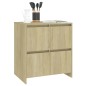 vidaXL Sideboards 2 Stk. Sonoma-Eiche 70x41x75 cm Holzwerkstoff vidaXL Sideboards 2 Stk. Sonoma-Eiche 70x41x75 cm Holzwerkstoff