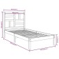 vidaXL Massivholzbett Grau 90x190 cm vidaXL Massivholzbett Grau 90x190 cm