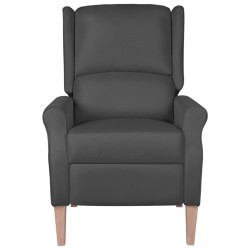 Massagesessel Verstellbar Dunkelgrau Stoff