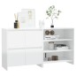 vidaXL 2-tlg. Sideboard Hochglanz-Weiß Holzwerkstoff vidaXL 2-tlg. Sideboard Hochglanz-Weiß Holzwerkstoff