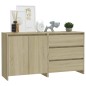 vidaXL 2-tlg. Sideboard Sonoma-Eiche Holzwerkstoff vidaXL 2-tlg. Sideboard Sonoma-Eiche Holzwerkstoff
