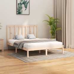 vidaXL Massivholzbett 150x200 cm