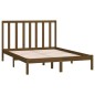 vidaXL Massivholzbett Honigbraun Kiefer 140x190 cm vidaXL Massivholzbett Honigbraun Kiefer 140x190 cm