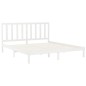 vidaXL Massivholzbett Weiß 180x200 cm vidaXL Massivholzbett Weiß 180x200 cm