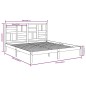 vidaXL Massivholzbett Schwarz 200x200 cm vidaXL Massivholzbett Schwarz 200x200 cm