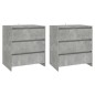 vidaXL 3-tlg. Sideboard Betongrau Holzwerkstoff vidaXL 3-tlg. Sideboard Betongrau Holzwerkstoff