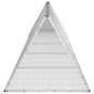 vidaXL Kaninchenkäfig Grau 504,5x80,5x71 cm Verzinkter Stahl vidaXL Kaninchenkäfig Grau 504,5x80,5x71 cm Verzinkter Stahl