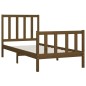 vidaXL Massivholzbett Honigbraun 90x200 cm vidaXL Massivholzbett Honigbraun 90x200 cm