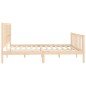 vidaXL Massivholzbett 200x200 cm vidaXL Massivholzbett 200x200 cm