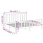 vidaXL Massivholzbett Schwarz Kiefer 200x200 cm vidaXL Massivholzbett Schwarz Kiefer 200x200 cm
