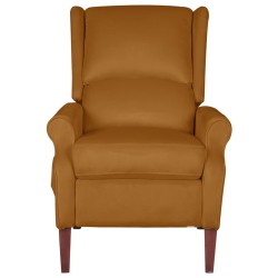 Massagesessel Braun Samt