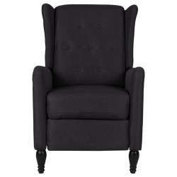 Massagesessel Verstellbar Schwarz Stoff