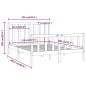 vidaXL Massivholzbett Honigbraun 120x200 cm vidaXL Massivholzbett Honigbraun 120x200 cm