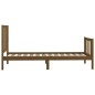vidaXL Massivholzbett Honigbraun 100x200 cm vidaXL Massivholzbett Honigbraun 100x200 cm