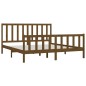 vidaXL Massivholzbett Honigbraun 200x200 cm vidaXL Massivholzbett Honigbraun 200x200 cm
