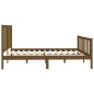 vidaXL Massivholzbett Honigbraun 200x200 cm vidaXL Massivholzbett Honigbraun 200x200 cm