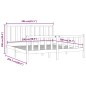 vidaXL Massivholzbett Honigbraun 200x200 cm vidaXL Massivholzbett Honigbraun 200x200 cm