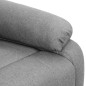 Massagesessel mit Aufstehhilfe Hellgrau Stoff Massagesessel mit Aufstehhilfe Hellgrau Stoff