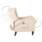 Massagesessel Creme Stoff Massagesessel Creme Stoff
