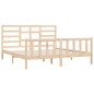 vidaXL Massivholzbett Kiefer 200x200 cm vidaXL Massivholzbett Kiefer 200x200 cm