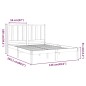 vidaXL Massivholzbett Honigbraun 120x200 cm vidaXL Massivholzbett Honigbraun 120x200 cm