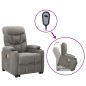 vidaXL Massagesessel mit Aufstehhilfe Hellgrau Stoff vidaXL Massagesessel mit Aufstehhilfe Hellgrau Stoff