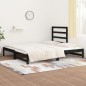 vidaXL Tagesbett Ausziehbar Schwarz 2x(90x200) cm Massivholz Kiefer vidaXL Tagesbett Ausziehbar Schwarz 2x(90x200) cm Massivholz Kiefer