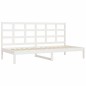 vidaXL Tagesbett Weiß 90x200 cm Massivholz Kiefer