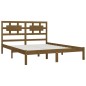 vidaXL Massivholzbett Honigbraun Kiefer 200x200 cm vidaXL Massivholzbett Honigbraun Kiefer 200x200 cm