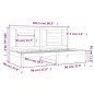 vidaXL Tagesbett Schwarz 90x200 cm Massivholz Kiefer vidaXL Tagesbett Schwarz 90x200 cm Massivholz Kiefer