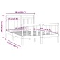 vidaXL Massivholzbett Kiefer 160x200 cm vidaXL Massivholzbett Kiefer 160x200 cm