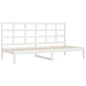 vidaXL Tagesbett Weiß 80x200 cm Massivholz Kiefer vidaXL Tagesbett Weiß 80x200 cm Massivholz Kiefer