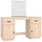 vidaXL Schminktisch mit Spiegel Massivholz Kiefer vidaXL Schminktisch mit Spiegel Massivholz Kiefer