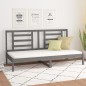 vidaXL Tagesbett Grau 90x200 cm Massivholz Kiefer vidaXL Tagesbett Grau 90x200 cm Massivholz Kiefer