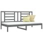 vidaXL Tagesbett Grau 90x200 cm Massivholz Kiefer vidaXL Tagesbett Grau 90x200 cm Massivholz Kiefer