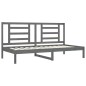 vidaXL Tagesbett Grau 90x200 cm Massivholz Kiefer vidaXL Tagesbett Grau 90x200 cm Massivholz Kiefer